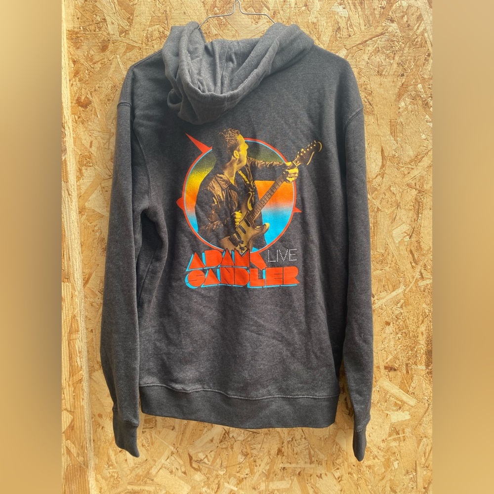 Adam sandler live gray hoodie sweater men’s size small
